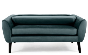 SOFA MENA VELVET 78, VERDE, CU TAPITERIE DIN CATEFEA, STIL MODERN, SIGNAL - Img 2