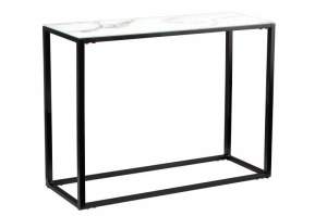 STOC!!! CONSOLA 110CM, ELEGANCE, DIN STICLA SI METAL, DESIGN INDUSTRIAL