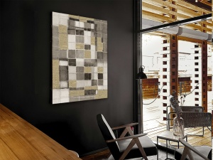 TABLOU CANVAS ABSTRACTIO, 100x130 CM, STIL MODERN