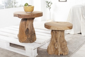 TABURET/MASUTA DE CAFEA ROOT 37139 DESIGN RUSTIC - Img 2