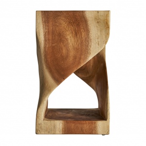 TABURET MAUN REF. 21879, DIN LEMN MASIV DE ACACIA, STIL RUSTIC, VIC