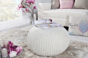 TABURET MULTIFUNCTIONAL ALB LEEDS 23100 - DESIGN MODERN