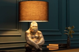 VEIOZA 60CM, GORILLA, COD 41688-41686, CULOARE ARGINTIE, STIL MODERN - Img 4