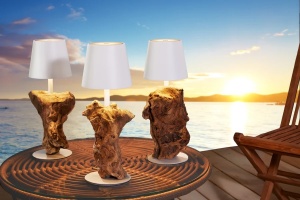 VEIOZA CU TOUCH, HYPNOTIC TO GO, DIN LEMN SI ABAJUR, 30CM, ARTIM GROUP SELECTION - Img 3