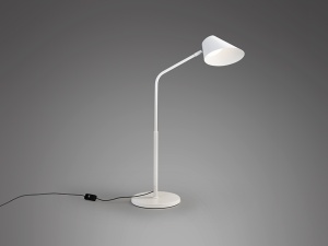 VEIOZA ESINO, CU TELECOMANDA, 77 CM, ALB MAT, DIN METAL SI ALUMINIU, STIL MODERN - Img 3