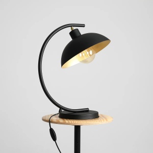 VEIOZA ESPACE, 49 CM, NEAGRA, DIN METAL, STIL MODERN