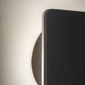 APLICA COVER AP D20 SQUARE, NEGRU, DIN ALUMINIU, STIL MODERN - Img 5