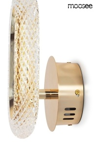 APLICA JEWEL GOLD, CONFECTIONATA DIN ALUMINIU SI STICLA, STIL MODERN - Img 3