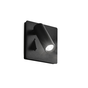 APLICA LITE AP, NEGRU, DIN ALUMINIU, STIL MODERN