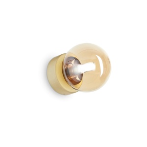 APLICA PERLAGE AP1, AMBER, DIN METAL, STIL MODERN