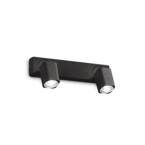 APLICA RUDY AP2 SQUARE, NEGRU, DIN ALUMINIU, STIL MODERN