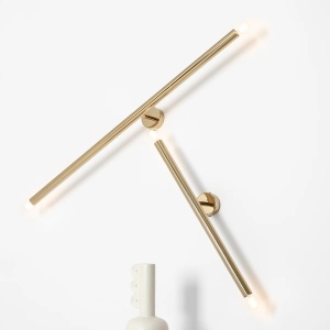 APLICA TUBO S, 60 CM, AURIE, DIN METAL, STIL MODERN - Img 3