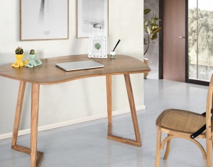 BIROU 140CM, DIN LEMN DE SALCAM, UNICAT, DESIGN SCANDINAV - Img 3