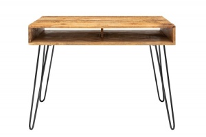 BIROU MANTIS MANGO 38945 DIN LEMN MASIV DE MANGO DESIGN RETRO VINTAGE - Img 5