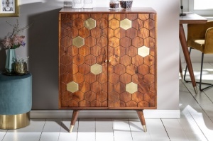 BUFET DE BAR/LIVING, MYSTIC 75CM, LEMN SALCAM COD 39951 STIL RETRO