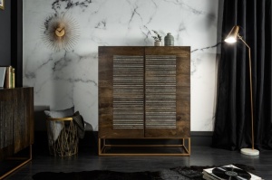BUFET/DULAP LIVING 121CM, DIN LEMN MASIV DE MANGO, STIL VINTAGE INDUSTRIAL, ARTIM GROUP SELECTION