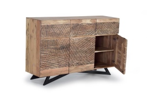 BUFET LIVING, ARTIM 1094, DIN LEMN DE SALCAM, SCULPTAT MANUAL, ARTIM GROUP SELECTION - Img 4