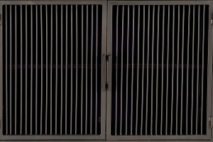BUFET RAY 1124, NEGRU, DIN LEMN MASIV DE MANGO SI METAL, STIL INDUSTRIAL G&C - Img 6