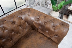 CANAPEA 3 LOCURI 205CM, CHESTERFIELD, DE CALITATE SUPERIOARA, ARTIM GROUP SELECTION - Img 3