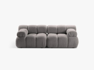 CANAPEA MODULARA BELLIS, 2 LOCURI, 188 CM, TAPITERIE BOUCLE, DIVERSE CULORI, DESIGN DEOSEBIT