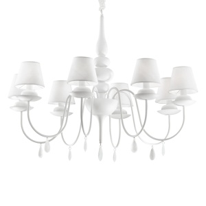 CANDELABRU BLANCHE SP8, ALB, DIN METAL, STIL CLASIC
