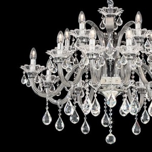 CANDELABRU CRISTAL COLOSSAL SP6, TRASPARENT, DESIGN CLASIC, IDEAL LUX - Img 3