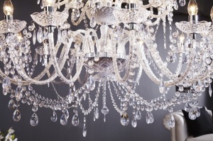 CANDELABRU TRANSPARENT KARAT 1714, CU 30 DE BRATE DESIGN CLASIC - Img 6