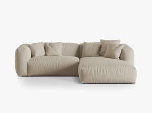 COLTAR MARTINA DREAPTA, 2 LOCURI, 280 CM, DIVERSE CULORI SI MATERIALE, DESIGN DEOSEBIT - Img 2
