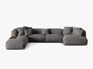 COLTAR MARTINA STANGA, 4+ LOCURI, 406 CM, DIVERSE CULORI SI MATERIALE, DESIGN DEOSEBIT - Img 8