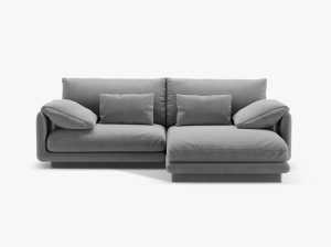 COLTAR TORINO, DREAPTA, 3 LOCURI, 220 CM, DIVERSE CULORI SI MATERIALE, DESIGN DEOSEBIT