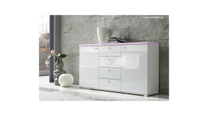 COMODA CU LED SI TELECOMANDA ALBA V! 150 cm - DESIGN MODERN - Img 3