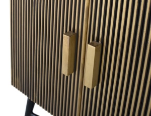 COMODA ELEGANTA 150CM, COD 1717, LEMN DE MANGO, METAL SI BLAT DIN MARMURA, ARTIM GROUP SELECTION - Img 5
