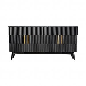 COMODA PLISSÉ REF. 28599, DIN LEMN MASIV DE MANGO SI MARMURA, STIL MODERN, VIC