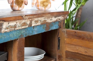 COMODA SHABBY CHIC TV JAKARTA 21740 - DESIGN VINTAGE - Img 4