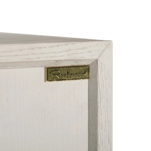 COMODA WHITEBONE BRASS, 225 CM, ALB/AURIU ANTICHIZAT, DIN FURNIR DE STEJAR SI METAL, RICHMOND INTERIORS - Img 8