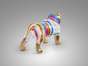 FIGURINA DECORATIVA TAISON, 41x73 CM, DIN RASINA, STIL MODERN - Img 6