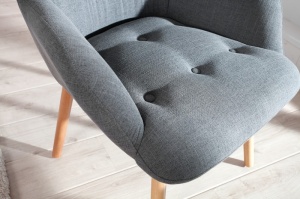 FOTOLIU CU TABURET SCANDINAVIA GRI 37886 - DESIGN SCANDINAV - Img 5