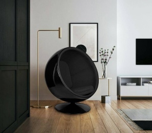FOTOLIU EXCLUSIV BALL, NEGRU/NEGRU, DIN FIBRA DE STICLA, STIL MODERN, B2