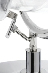FOTOLIU EXCLUSIVIST BUBBLE STAND 2, NEGRU/TRANSPARENT/CROM, DIN ACRIL SI PIELE ECOLOGICA, STIL MODERN - Img 5