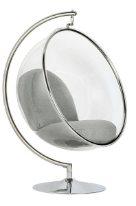 FOTOLIU EXCLUSIVIST BUBBLE STAND, GRI DESCHIS/TRANSPARENT/CROM, DIN ACRIL SI CASMIR, STIL MODERN