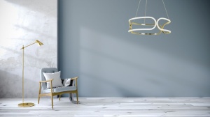 LAMPĂ DE CRISTAL LED APP791-CP TRIO GOLD - Img 3