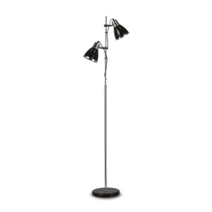 LAMPADAR ELVIS PT2, NEGRU, DIN METAL, STIL MODERN