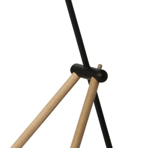 LAMPADAR GIRAFFE, NEGRU, DIN METAL SI LEMN, STIL MODERN, B2 - Img 3