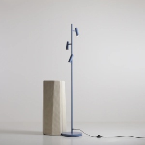 LAMPADAR TREVO, 3 BRATE, 164 CM, ALBASTRU, DIN METAL, STIL MODERN