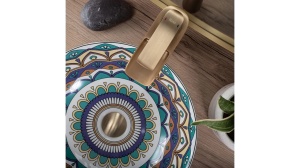 LAVOAR REA AZTEC, 40 CM, MULTICOLOR, DIN CERAMICA, CALITATE SUPERIOARA - Img 2