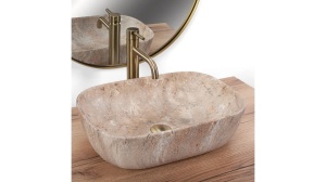 LAVOAR REA BELINDA, SAVANA, 47 CM, EFECT DE PIATRA, DIN CERAMICA, CALITATE SUPERIOARA