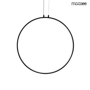 LUSTRA CIRCULO 60 NEAGRA, CONFECTIONATA DIN METAL SI ALUMINIU, STIL MODERN