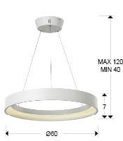 LUSTRA CU LED CRONOS 152461 DESIGN MODERN - SCHULLER - Img 4