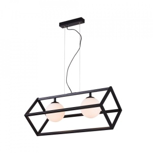 LUSTRA CUBE 1027H1, DIN ETTAL, NEAGRA, STIL VINTAGE, ALDEX