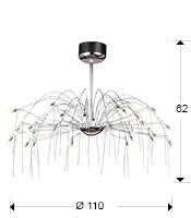 LUSTRA LED PALMERA 460973 - DESIGN MODERN - SCHULLER - Img 2